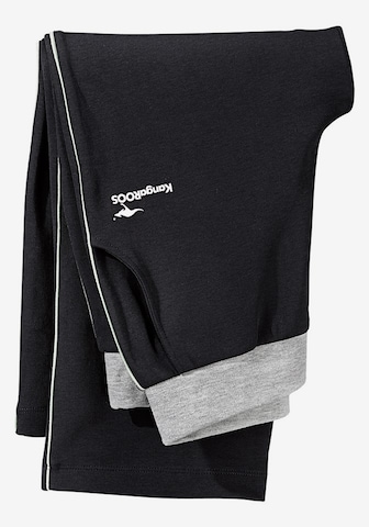 KangaROOSregular Pidžama hlače - crna boja