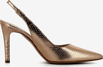 EVITA Sling Pumps in Bronze