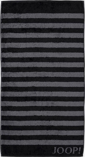 JOOP! Duschtuch 'Stripes' in dunkelgrau / schwarz, Produktansicht