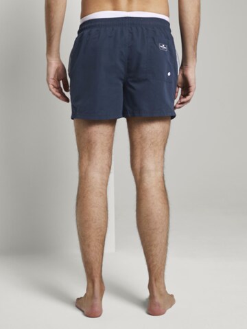 TOM TAILOR Regular Zwemshorts 'Jo' in Blauw