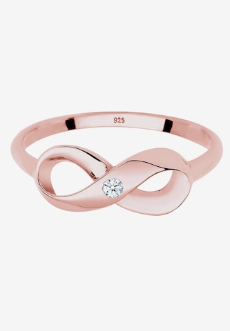 Elli DIAMONDS Ring 'Infinity Stein' in Goud