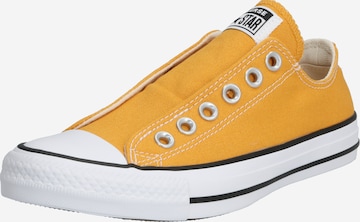 CONVERSE Trampki slip on 'Chuck Taylor All Star' w kolorze żółty: przód