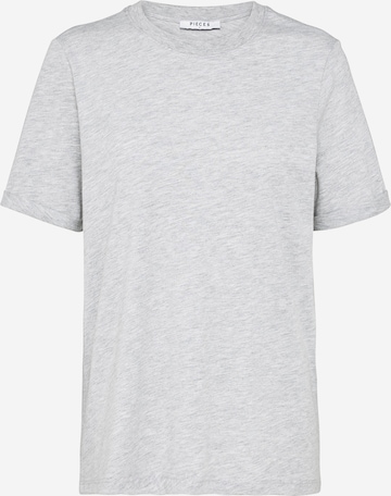 PIECES Shirt 'Ria' in Grey: front