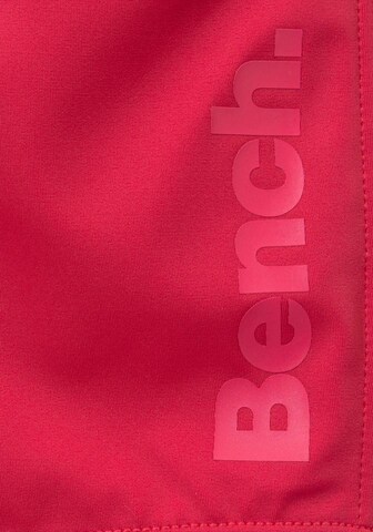 BENCH Športne kopalne hlače | rdeča barva
