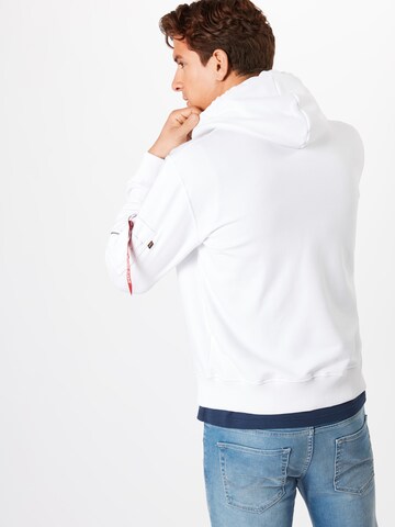ALPHA INDUSTRIES - Sudadera 'X-Fit' en blanco