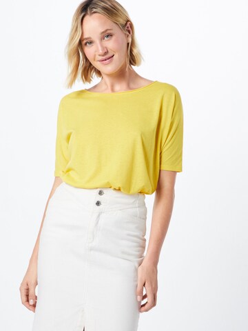 T-shirt QS en jaune : devant