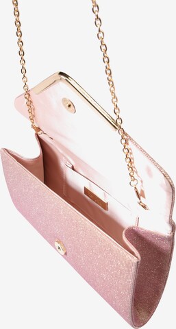 mascara Clutch 'LETTER FOLD' in Roze: bovenkant