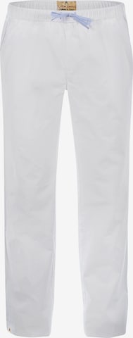 Luca David Pajama Pants 'Olden Glory' in White: front