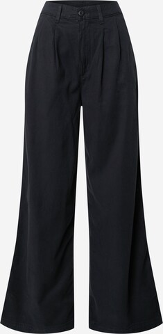 LEVI'S ® Wide leg Bandplooi jeans 'Pleated Wide Leg Trouser' in Zwart: voorkant