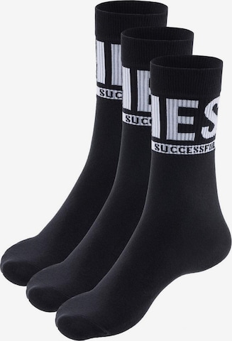 Regular Chaussettes 'Ray' DIESEL en noir : devant