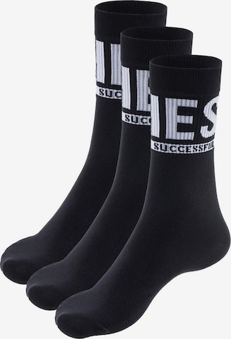 DIESEL Regular Socks 'Ray' in Black: front