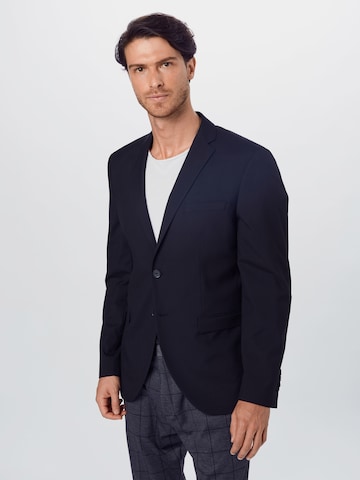 Coupe slim Veste de costume 'SLH-MYLOLOGAN' SELECTED HOMME en noir : devant