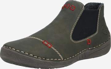 Rieker Chelsea boots 'Montenegro' in Groen: voorkant