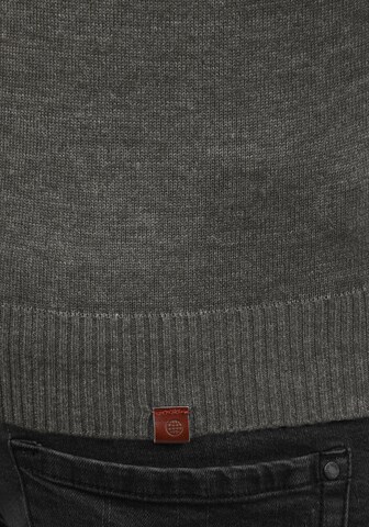 BLEND Strickpullover 'Lasse' in Grau