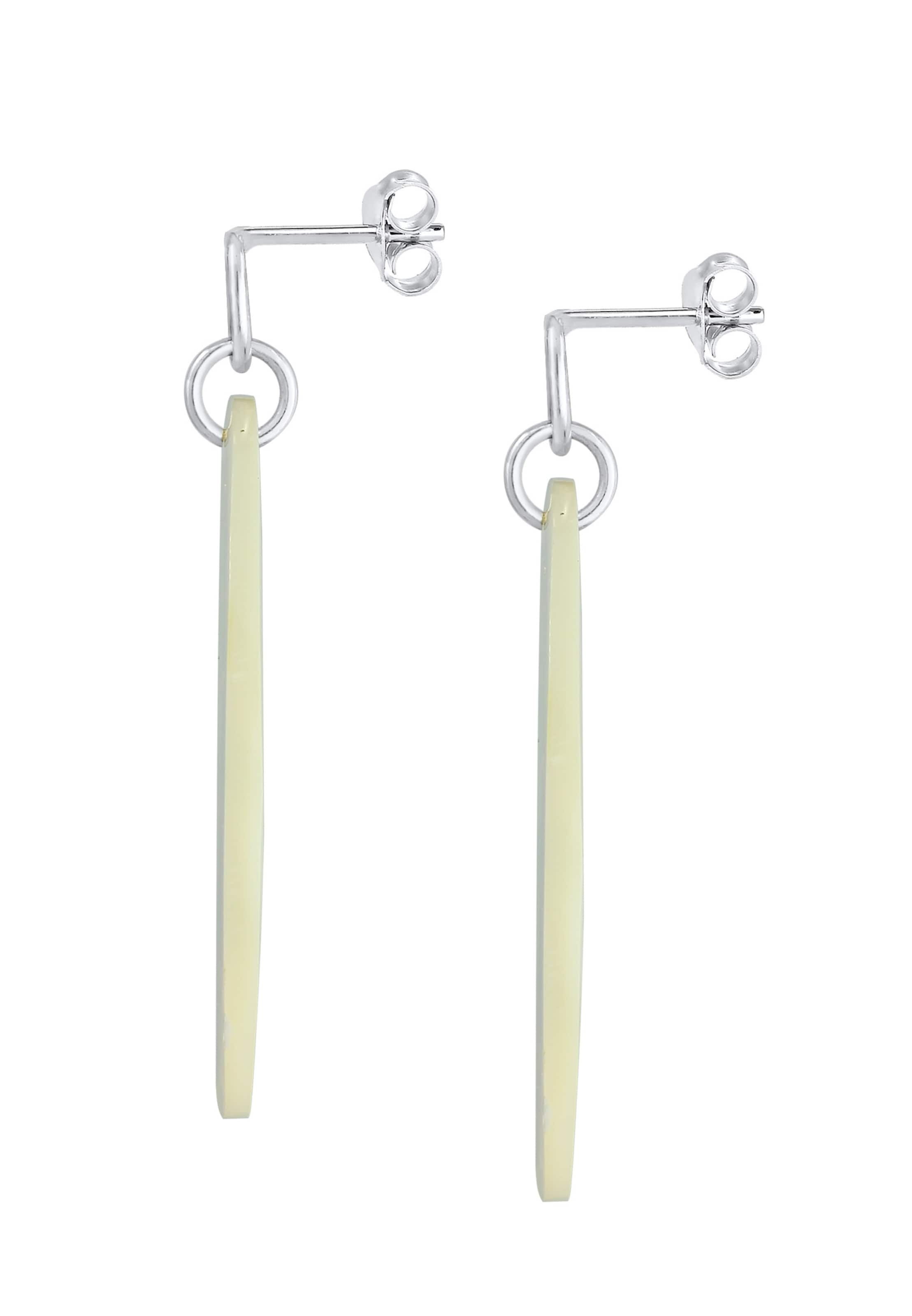 ELLI Náušnice - Biela