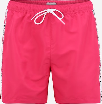 Calvin Klein Swimwear Normální Plavecké šortky – pink: přední strana