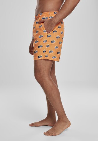 Mister Tee Regular Badeshorts in Orange