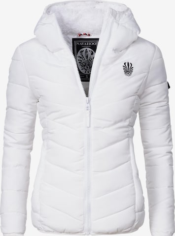 NAVAHOO Between-Season Jacket 'Elva' in White: front