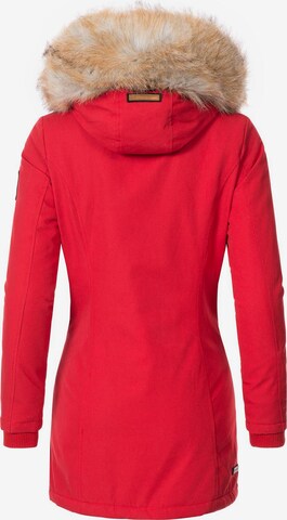 Cappotto invernale 'Cristal' di NAVAHOO in rosso