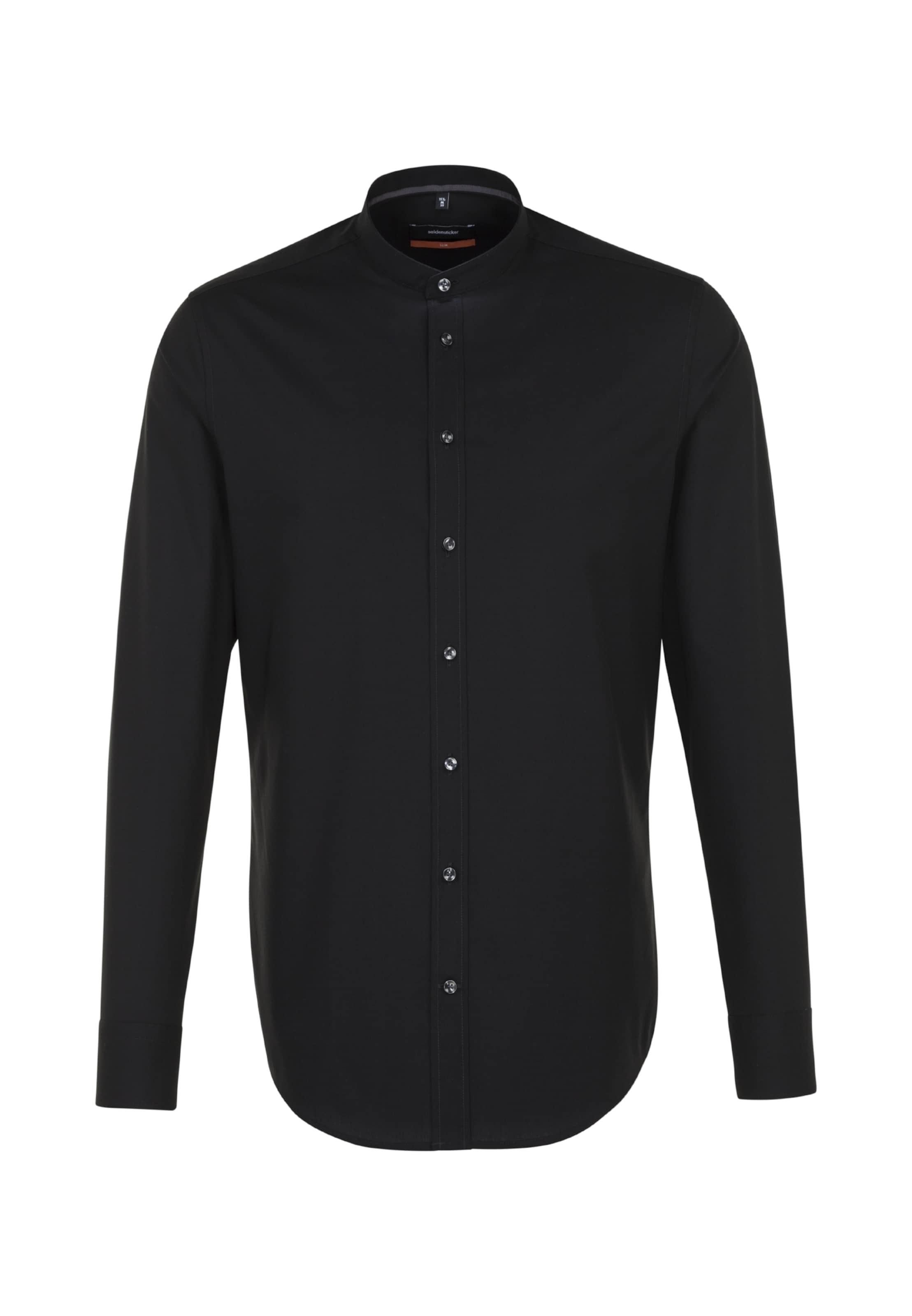 SEIDENSTICKER Hemd in Schwarz: Vorderseite