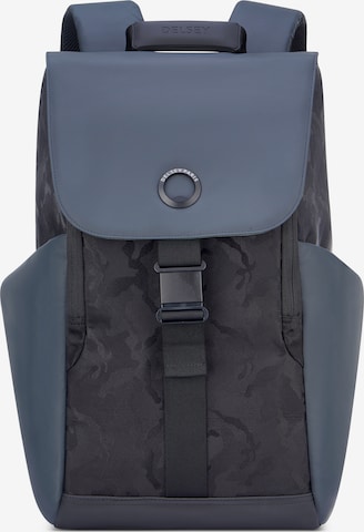 Delsey Paris Backpack 'Securflap' in Blue: front