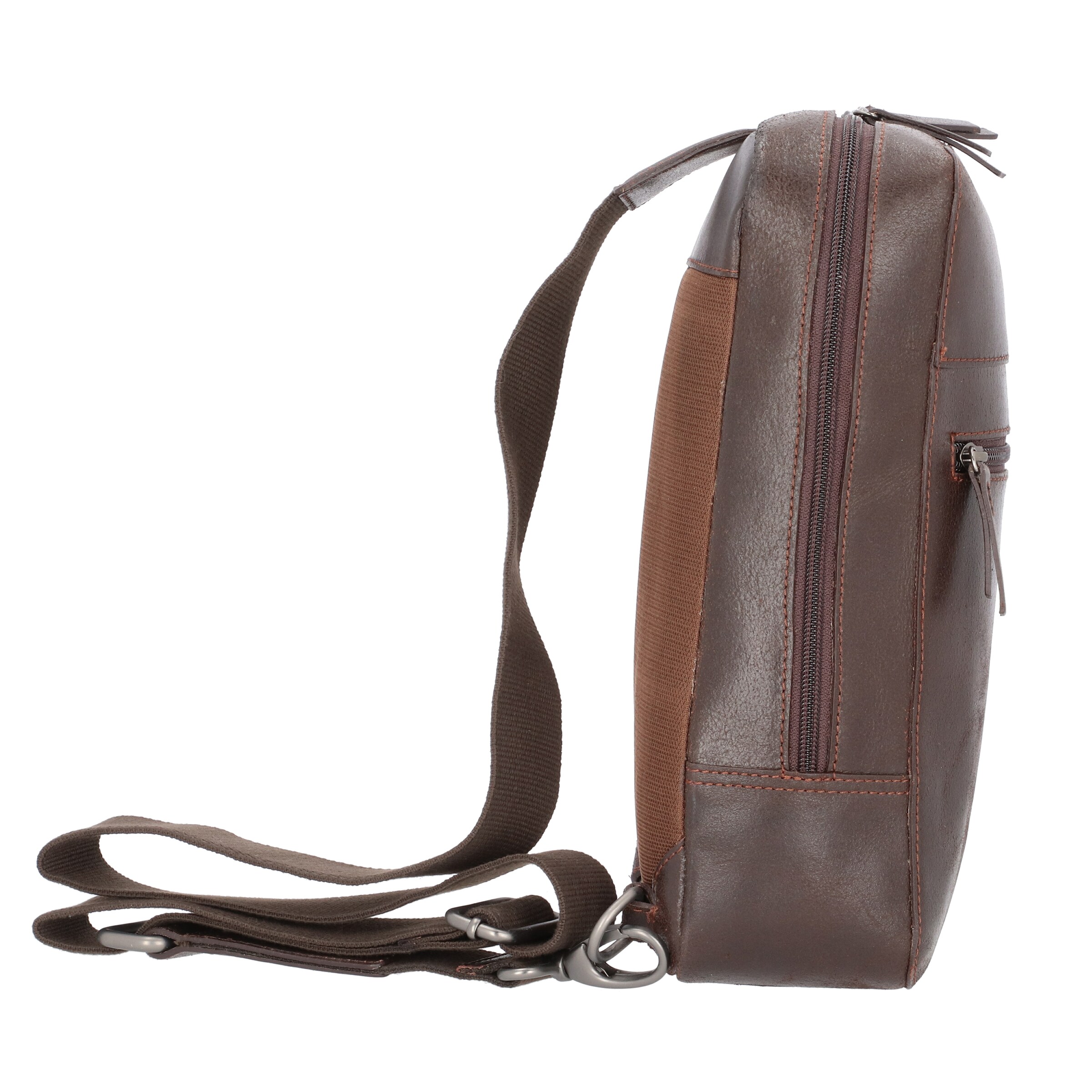 LEONHARD HEYDEN Schoudertas 'Dakota' in Bruin