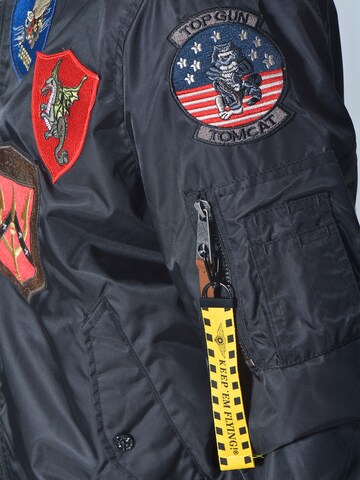 TOP GUN Between-season jacket ' Beast ' in Black