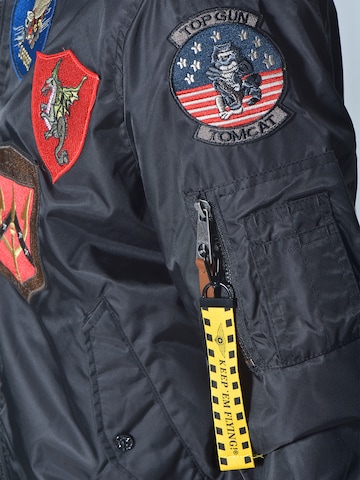 TOP GUN Bomberjacke ' Beast ' in Schwarz