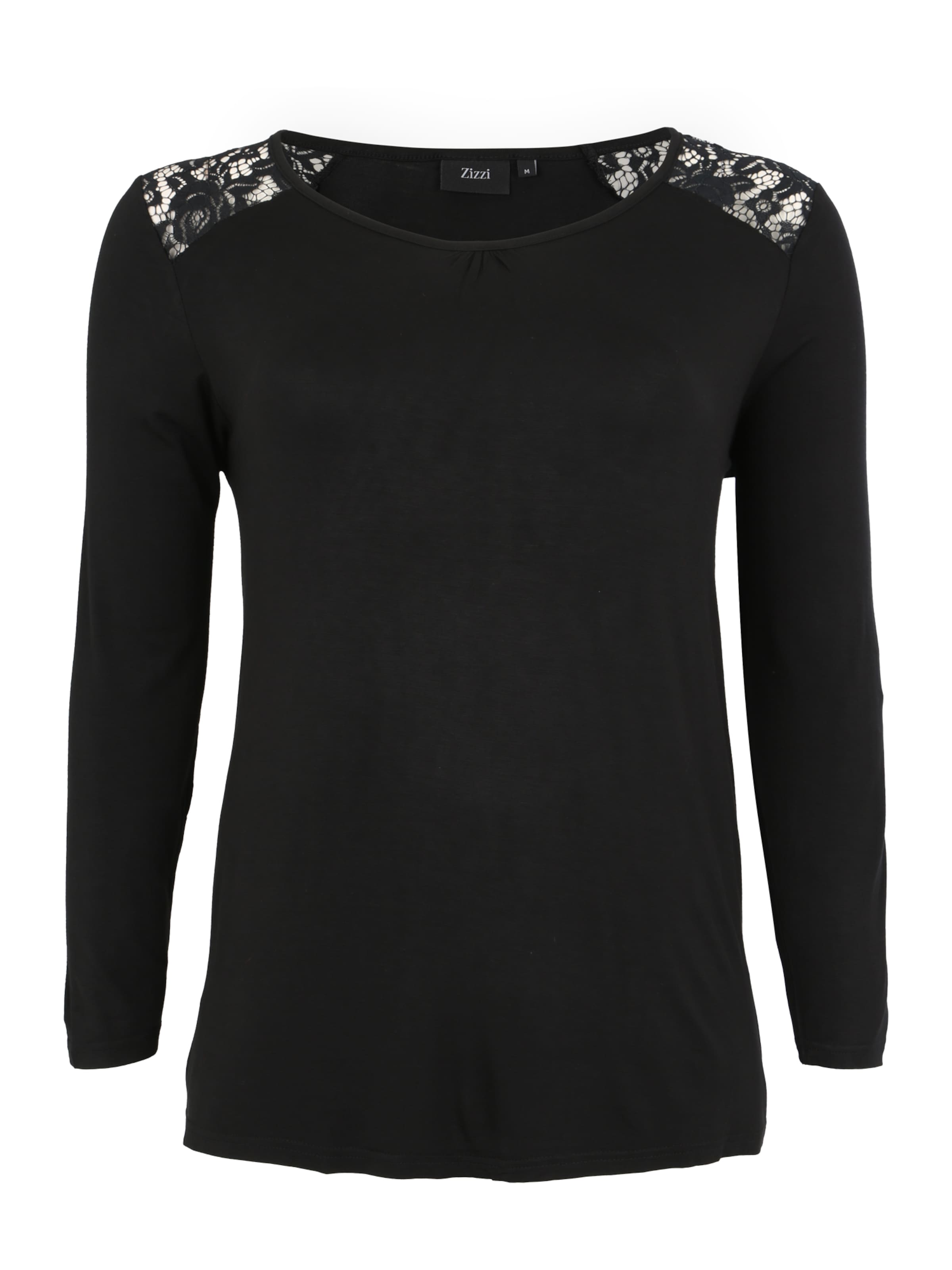 Zizzi - Blouse 'MMIA' in de kleur Zwart