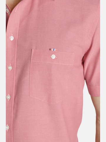 Charles Colby Regular Fit Hemd 'Yven' in Pink