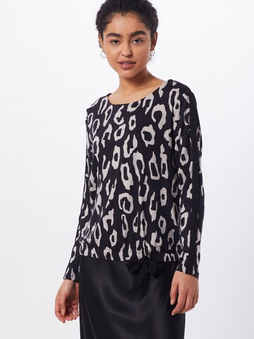 monari Shirt in Zwart: voorkant