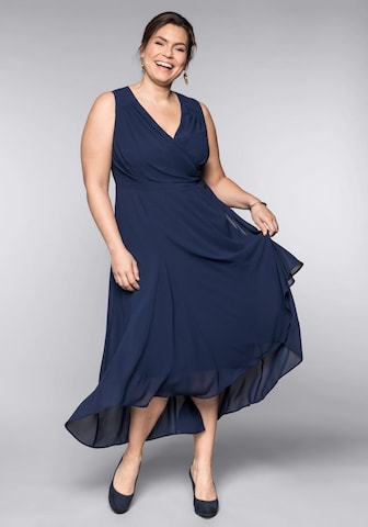 SHEEGO Evening Dress in Blue: front