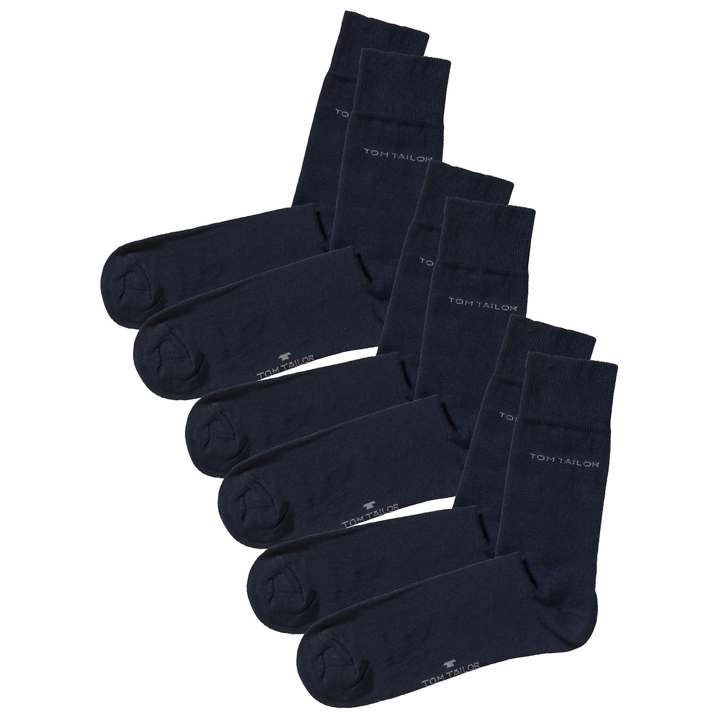 TOM TAILOR Skarpety w kolorze niebieski: przód