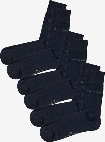 Chaussettes TOM TAILOR en bleu : devant