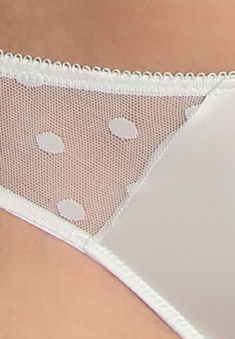 sassa String 'DOTTED MESH' in Wit