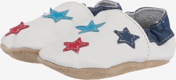 HOBEA-Germany Slippers 'Sterne' in White: front