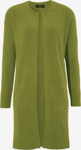 Aniston CASUAL Knit Cardigan in Green: front
