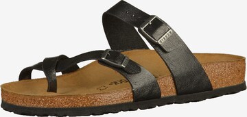 Tongs 'Mayari' BIRKENSTOCK en noir : devant