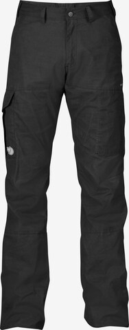 Fjällräven Regular Outdoorbroek 'Karl Pro' in Zwart: voorkant