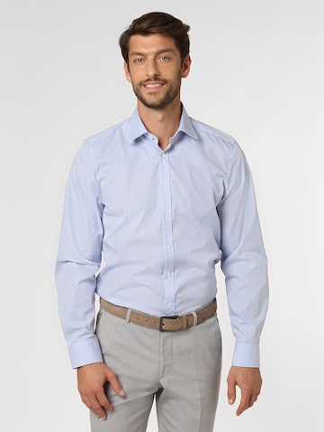 Finshley & Harding Slim Fit Hemd in Blau: predná strana