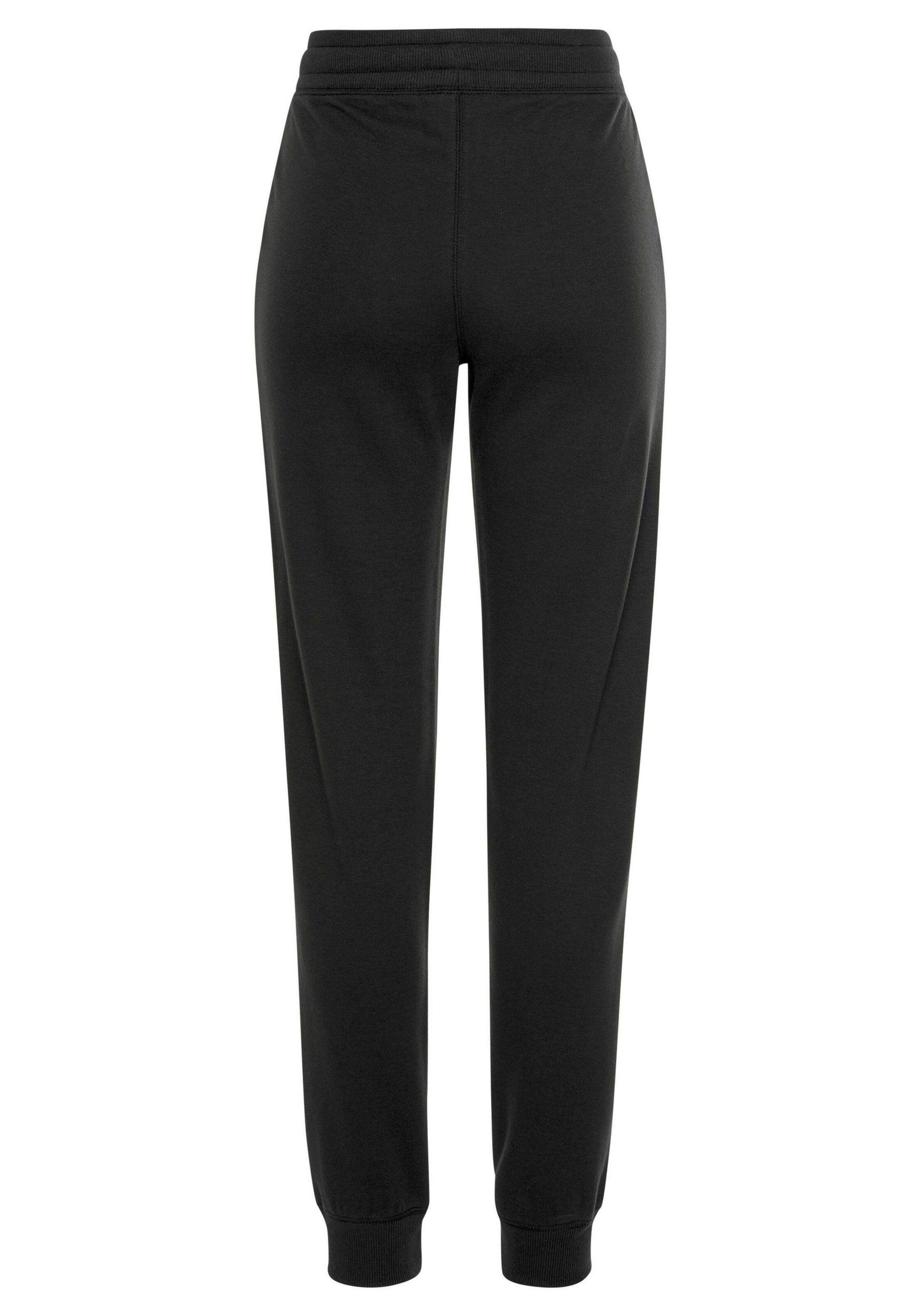 BENCH Tapered Loungehose in Schwarz