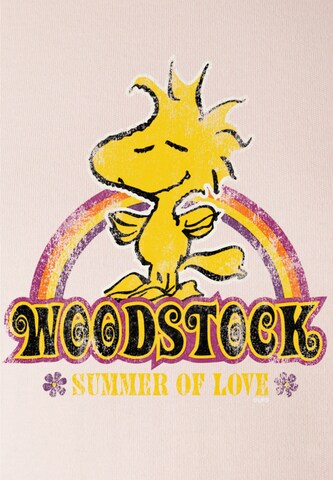 LOGOSHIRT T-Shirt Woodstock - Snoopy Peanuts - Summer Of Love in Pink