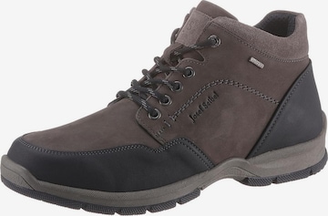 JOSEF SEIBEL Lace-Up Boots 'Lenny' in Brown: front