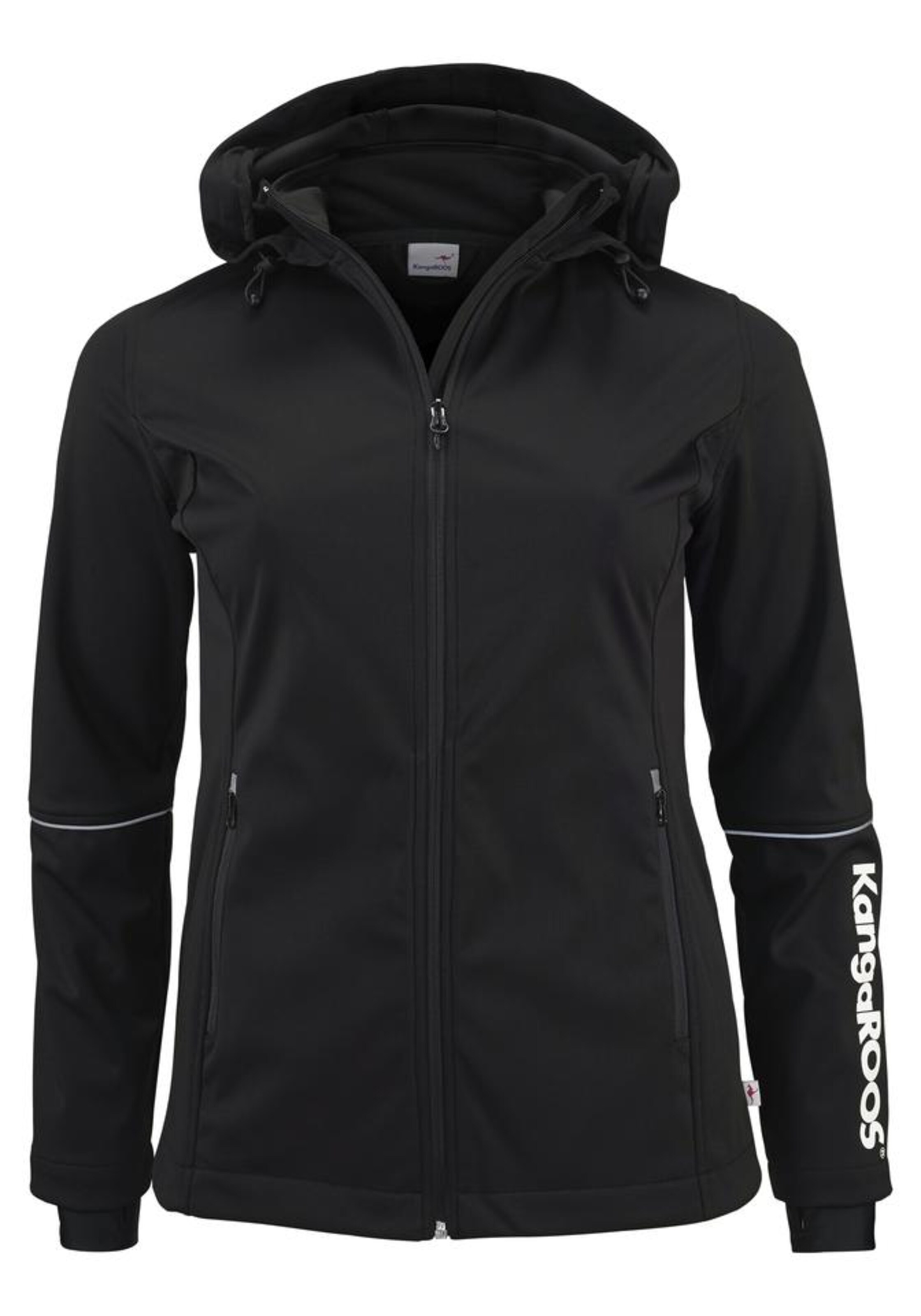 KangaROOS Softshelljacke in Schwarz: Vorderseite
