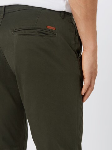 Slimfit Pantaloni eleganți 'Marco Bowie' de la JACK & JONES pe verde