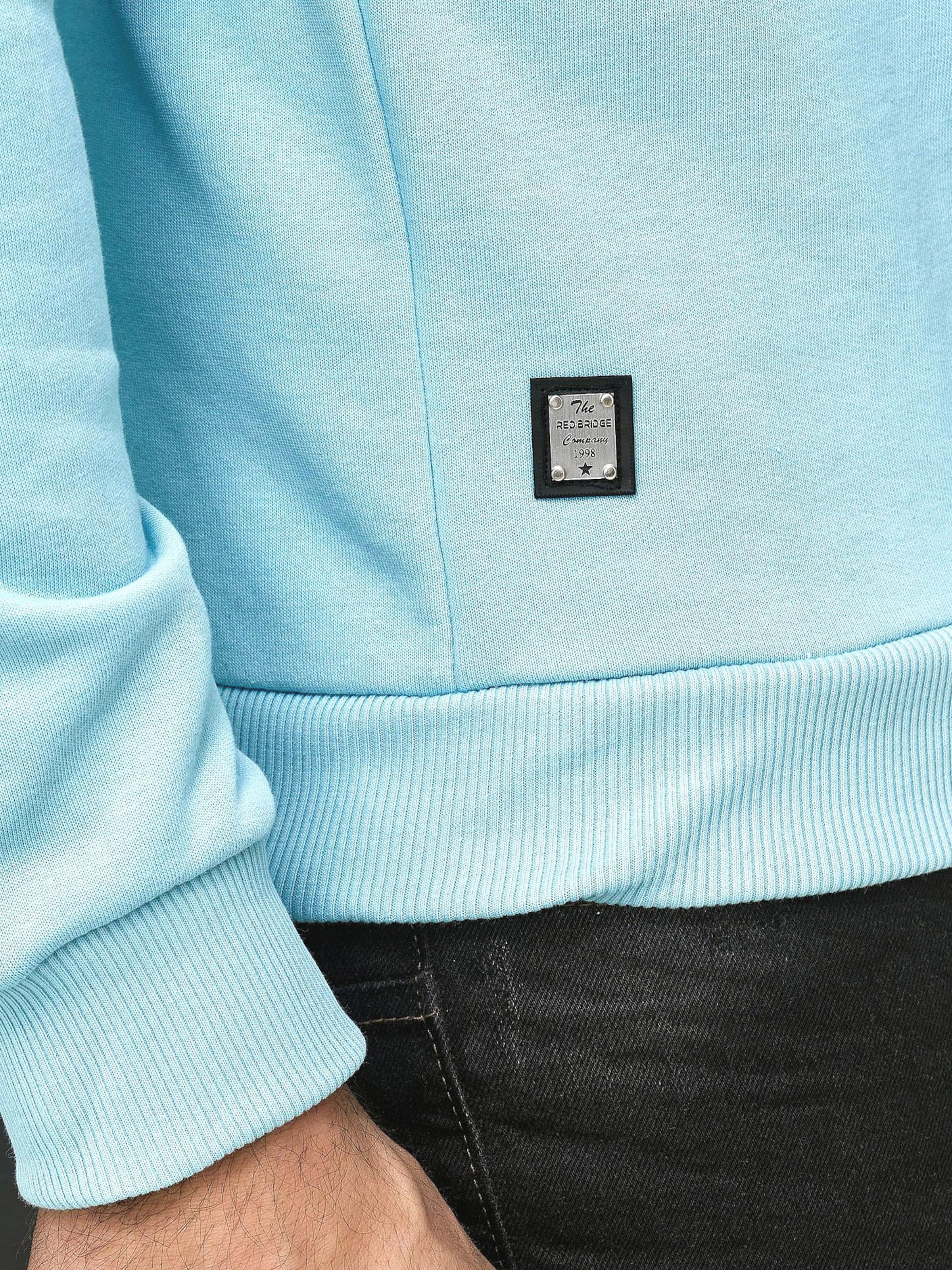 Männer Pullover & Strick Redbridge Sweatshirt Bristol in schlichtem Design in Blau - CZ09346