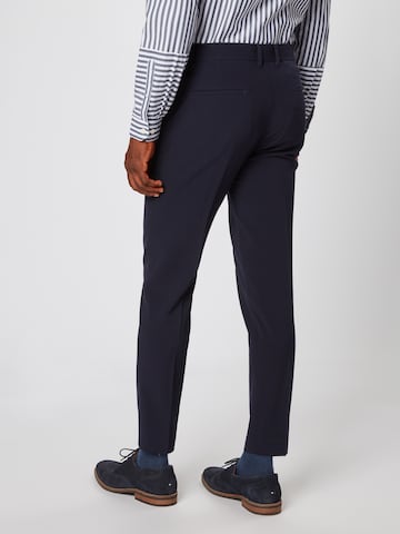 Slimfit Pantaloni con piega frontale 'Club pants' di Lindbergh in blu: dietro