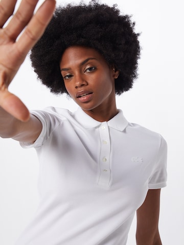 Maglietta 'Chemise' di LACOSTE in bianco