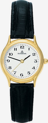 DUGENA Analog Watch in Black: front