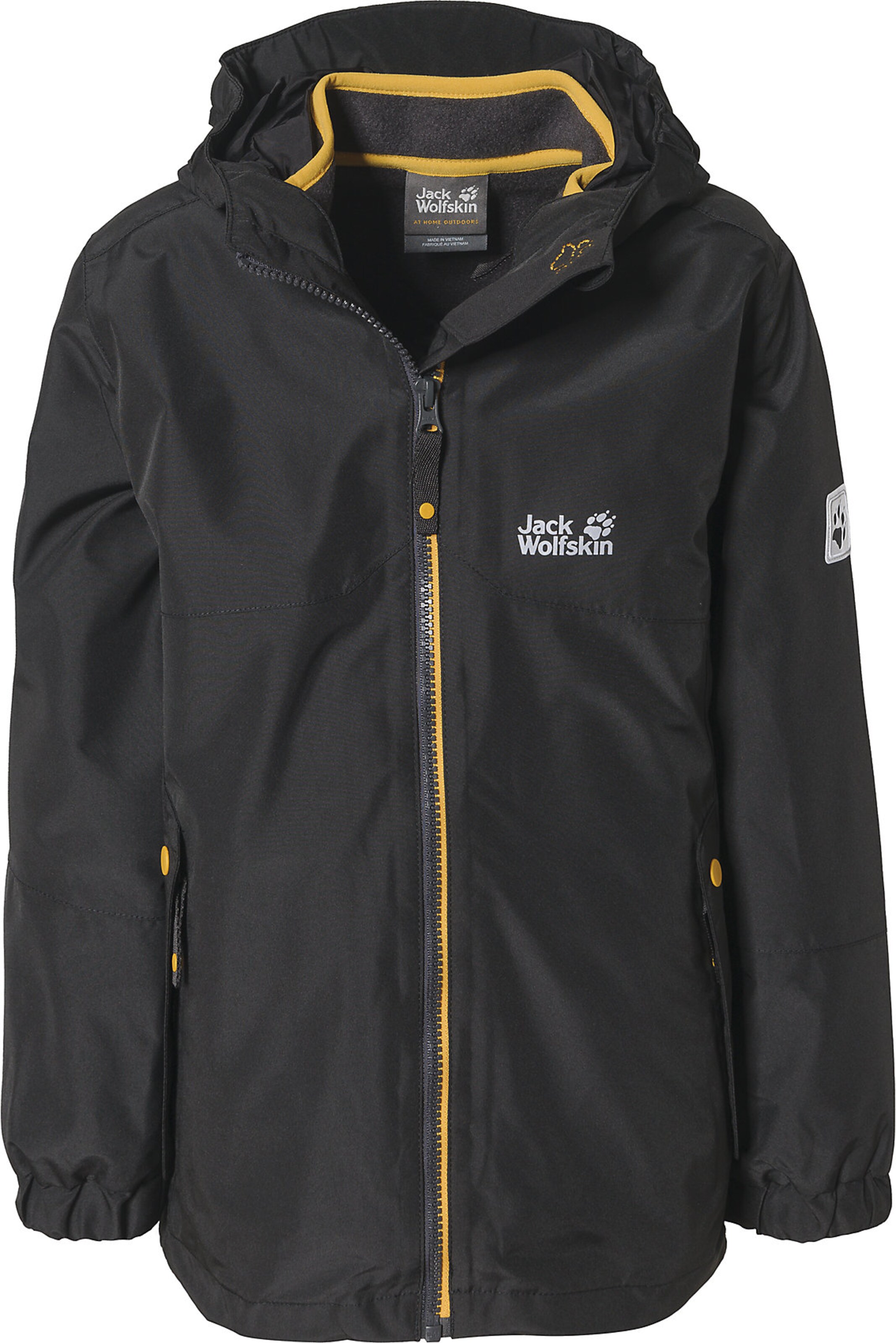 JACK WOLFSKIN - Jacke 'Iceland' in schwarz